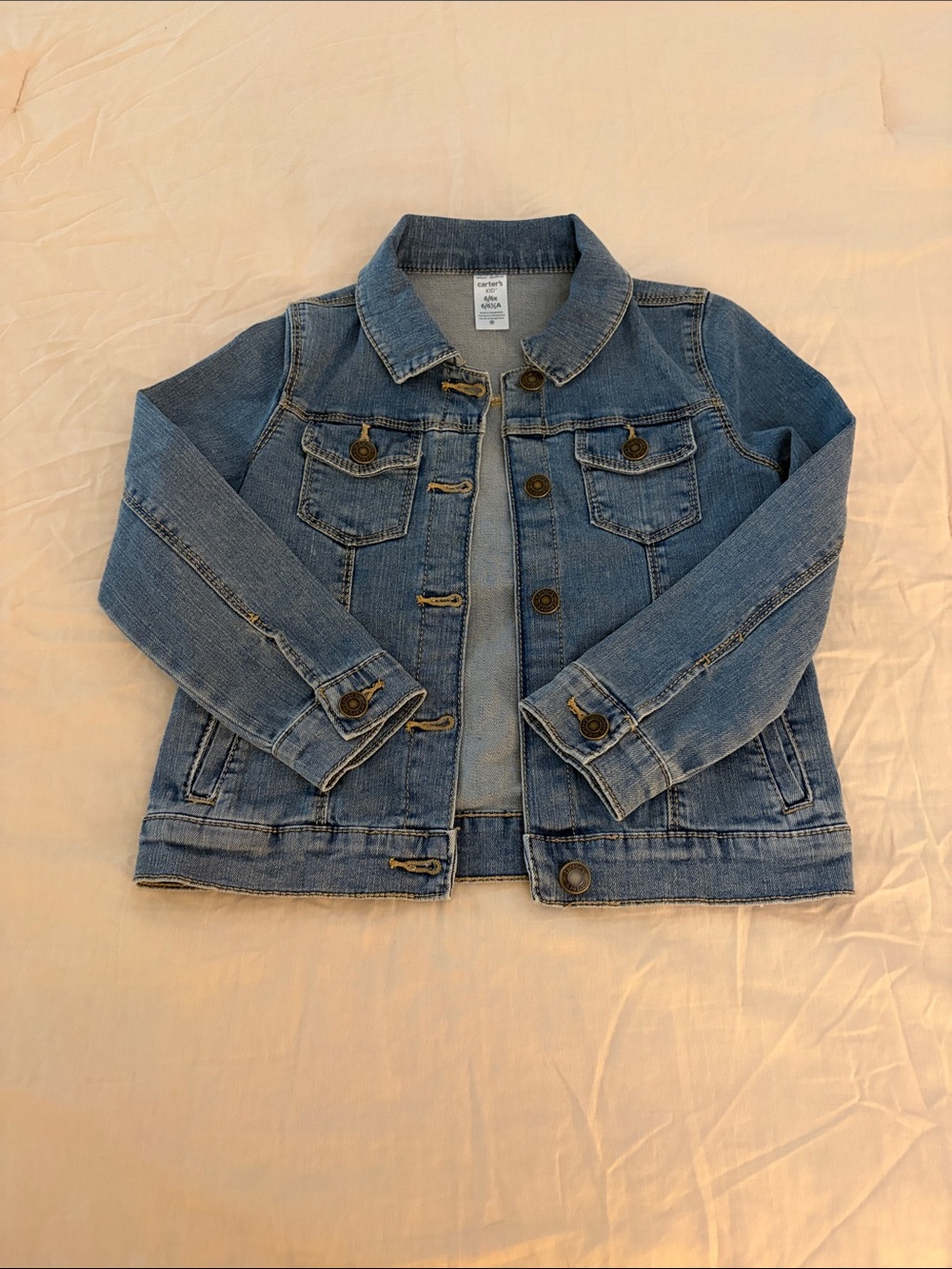 Carter's Light Wash Denim Jean Jacket - Blue